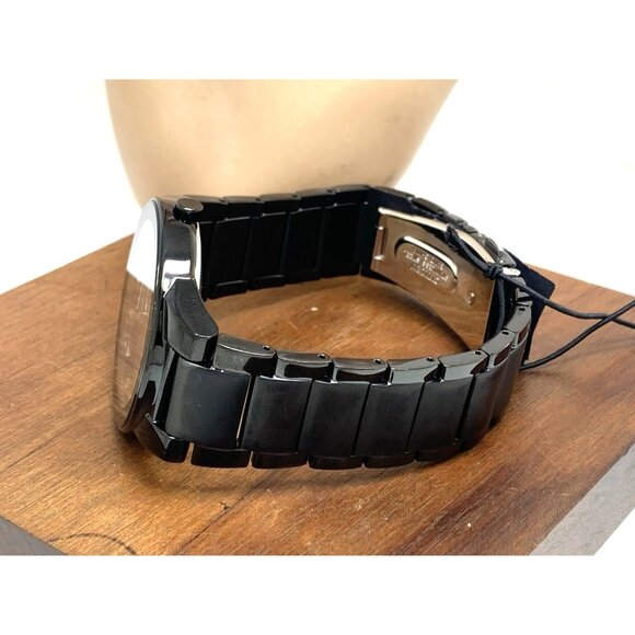 Citizen Men's Watch Eco-Drive Axiom AU1065-58G Diamond Accent Black Dial 40mm - Picture 9 of 14